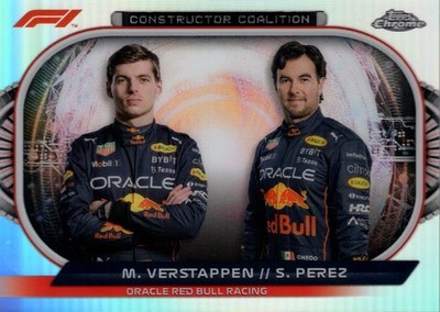 2022 Topps Chrome Formula 1 Constructors Coalition #CCRBR Max Verstappen - RAC