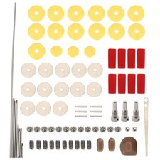 Flute Repair Tools Kit with 16pcs Open Hole Sound Pads, Musical Instrument Wo...