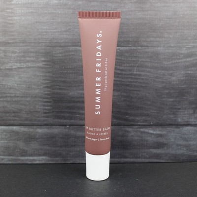 Summer Fridays Lip Butter Balm Brown Sugar 15g Vegan Hydrating Lip Care Tube