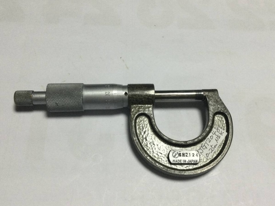Check Measure Japan Measuring Tool 0-25mm outer micrometer 0.01mm JG12048 | eBay
