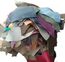 Leather Scraps, 0.8-1.4mm 2-3.5oz Thick Genuine Cowhide Scraps, Leather Scr...