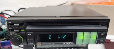 Alpine 5903 Old School Car Cd Player Fully Tested Excellent Shape 