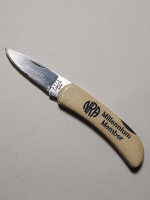 こうた Lakota Japan #0718 Folding Pocket Knife advertising NRA Lockback
