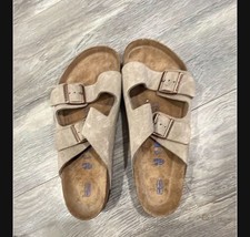 Birkenstock Arizona Soft Footbed Size 43 Taupe Suede Sandals