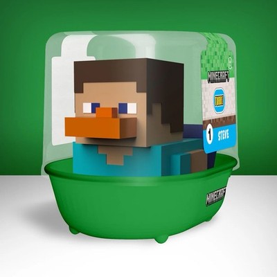 TUBBZ 1st EDITION Minecraft Steve & Creeper Collectible Duck Figure JEEP