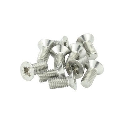 M6 x 12 mm Pozi Senkschrauben A2 Edelstahl 20 Stück