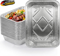 Alu Grillschalen GroßFormat,Aluschalen Mit Deckel,Grill Aluschalen 20StüCk-2200M