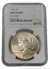 NGC UNC 1935 P Philadelphia Peace Silver Dollar $1 Coin