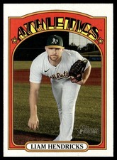 2021 Topps Heritage Liam Hendriks Oakland Athletics #397