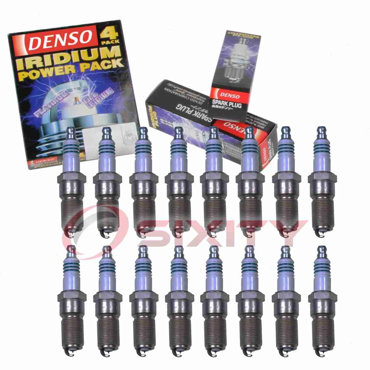 16 pc Denso Iridium Power Spark Plugs for 2007-2008 Chrysler Aspen 5.7L V8 cd