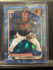 2024 Bowman Chrome Sapphire #BCP-241 Emilio Sanchez Prospects