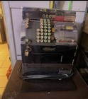 National Vintage Antique Adding Machine Cash Register Chrome Key Button — photo 3