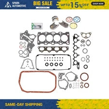 Full Gasket Set Bearings Rings Fit 98-99 Mitsubishi Montero Sport 2.4L SOHC 4G64