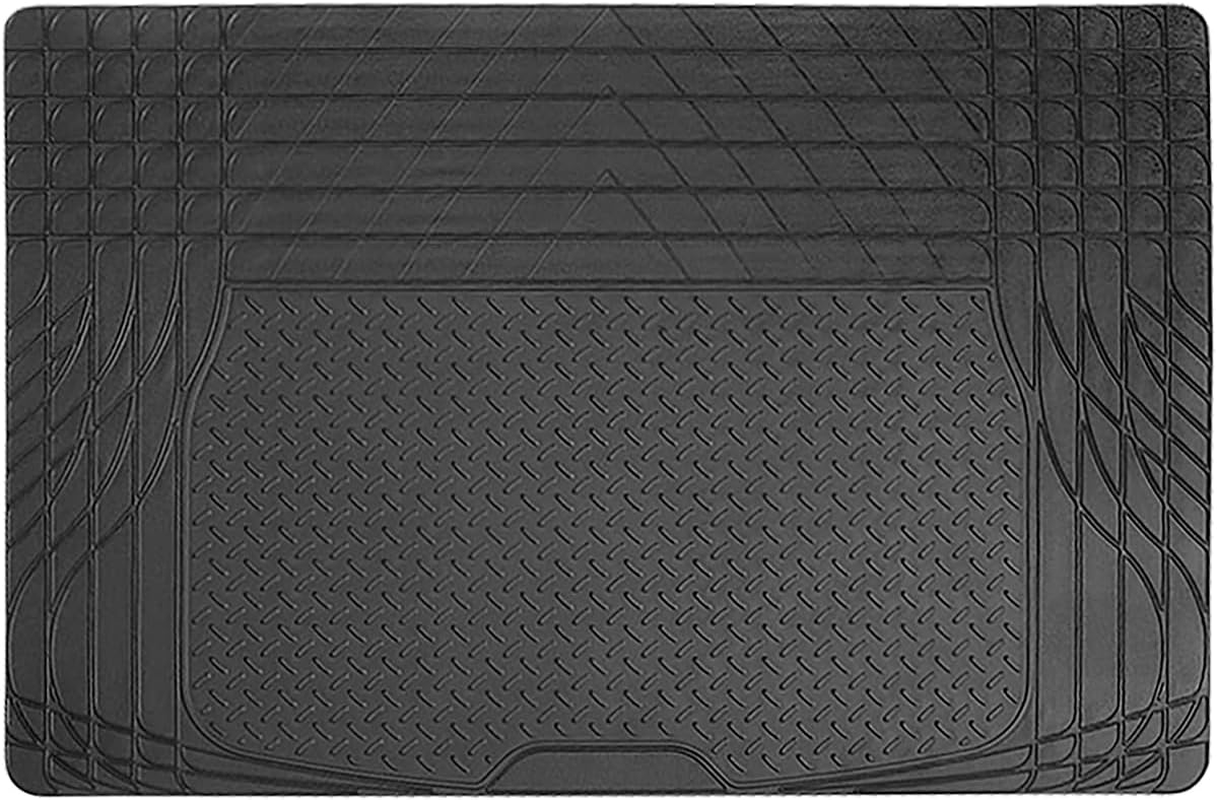 Sakura Black Rubber Boot Mat SS5125 - Protects Your Vehicle Carpet - 120 X 80 Cm