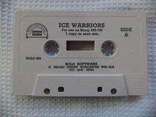 1980s Ice Warriors Game  published by Sharpsoft for the Sharp MZ-700