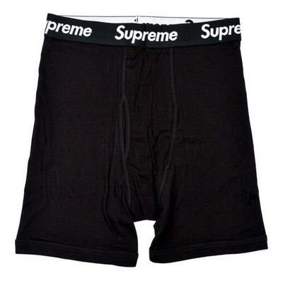 Supreme x Hanes Boxer Briefs Black 5 Pack | eBay