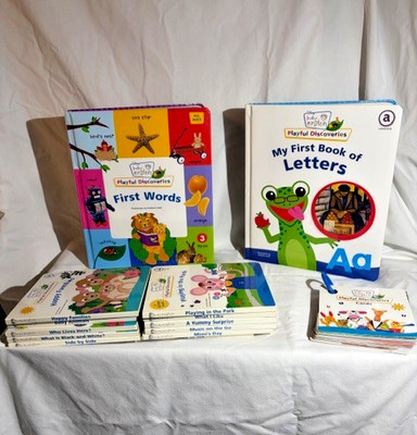 Baby Einstein Books-First Words, First Book of Letters,11 Playful Discoveries +