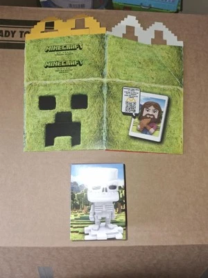 Figurine Minecraft Movie 2025 Mc Donald's Neuf Scellé, Squelette+Boîte Collector - Photo 1/2