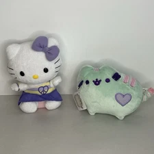 Pusheen Plush hello Kitty Lot Of Two Gund Sanrio Small