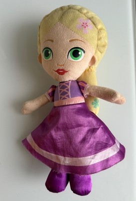 Disney Rapunzel Plush Tangled Princess Stuffed Doll Purple Dress 10 inch