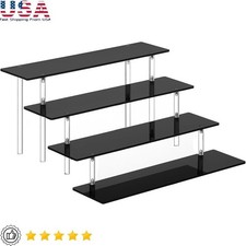 4 Tier Perfume Organizer Stand Acrylic Risers Display Stands Display Risers New