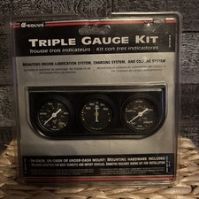 Equus 6075 Triple Gauge Kit -vintage Nos