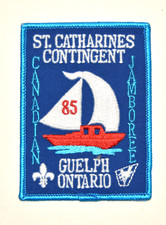 CJ’85 St. Catherines Guelph Contingent 6th Canadian Jamboree Boy Scout Badge