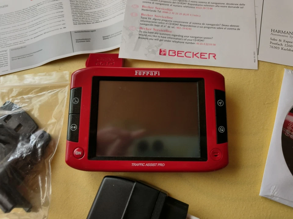 Ferrari Becker Navigationsgerät 7929, Assist Pro Edition OVP mit neuem Accu - Bild 2 von 4
