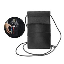 Artificial Leather Hair Stylist Barber Shear Scissors Holder Waist Bag