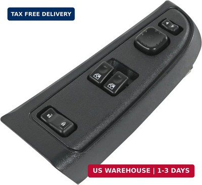 DICMIC Front Driver Side Master Power Window Switch and Door Lock & Black Bezel