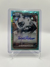 2024 Topps Chrome-Autographs Dwight Stephenson #BA-DST Aqua Sonar Refractor /199