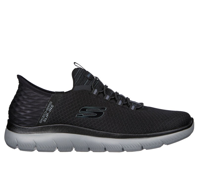 Skechers Summits - High Range Slip-In Shoes Black Size 8.5 Medium