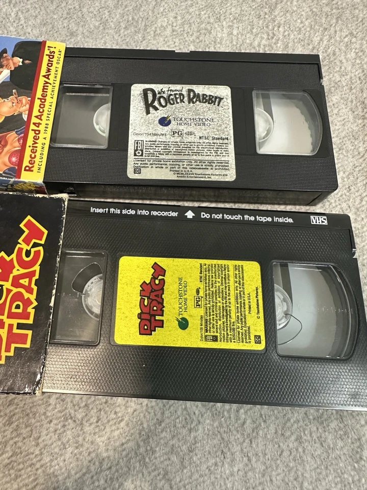 Dick Tracy & Who Framed Roger Rabbit VHS - Image 4 of 4