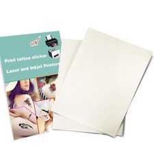 Yesallwas 2 Sets A4 Printable Temporary Tattoo Paper for Inkjet Laser Print...
