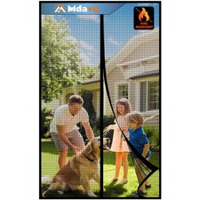 Magnetic Screen Door  Fiberglass Screen Door Mesh  Keep Bugs Out, HeavyDuty Mes...