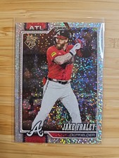 2026 Topps Series 1 Celebration #323 Jake Fraley Confetti Glitter Atlanta Braves
