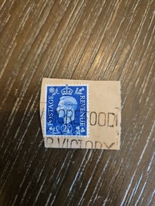 Rare Mark POSTAGE STAMPS GREAT BRITAIN Geirge VI 2 1/2 victory