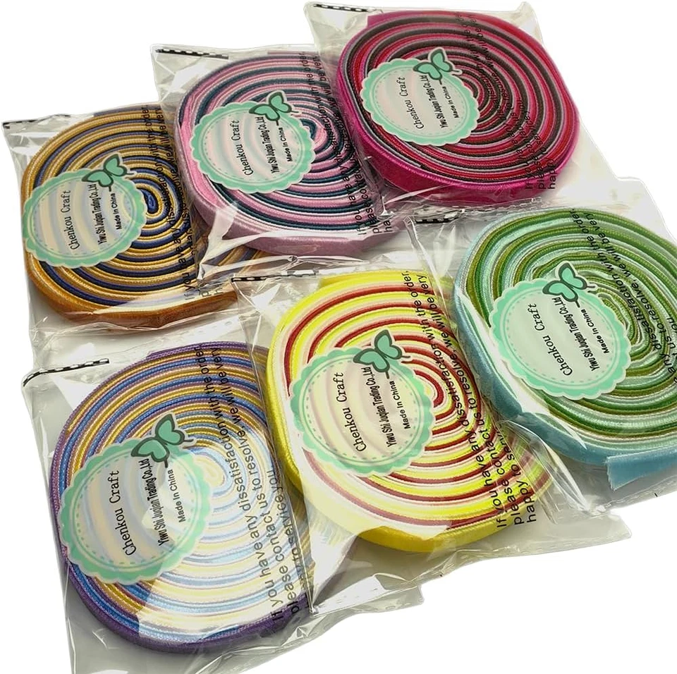 30 Yards 1/4" Velvet Ribbon - 30 Colors Assorted Bulk Packs - Image 4 of 4