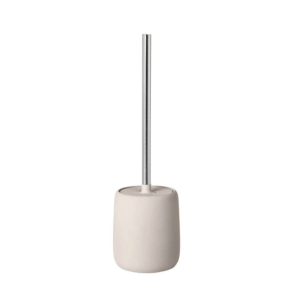 Cepillo de Inodoro Blomus, Cerámica, Plástico, Silicona, Rayo de Luna, H 39 cm, Ø 11 cm Foto 2 de 4