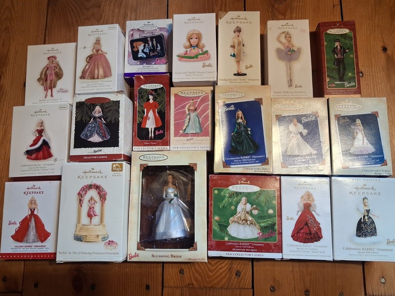 Hallmark Keepsake Barbie Ornaments. W/The 12 Dancing Princesses