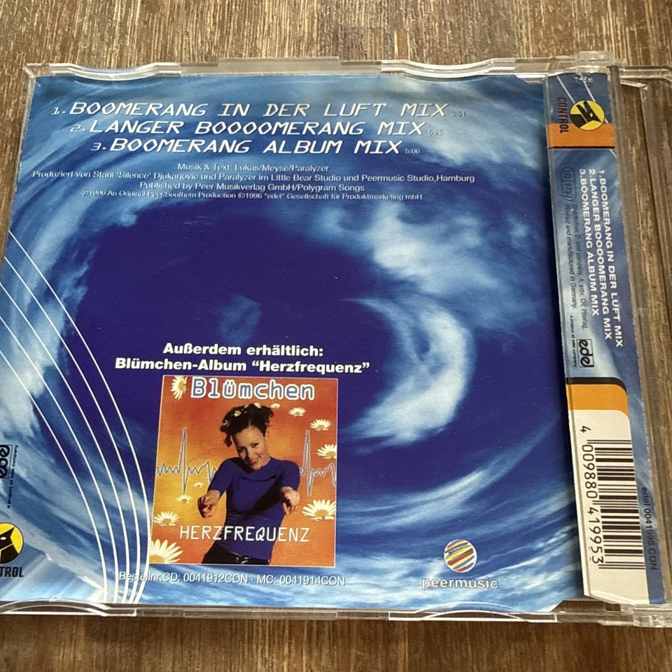 Blümchen Boomerang 3-track Maxi-CD, 1996 Jasmin Wagner - Bild 2 von 2