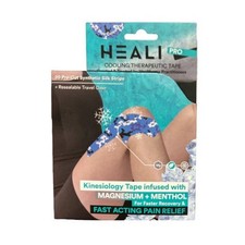 Kinesiology Tape Infused With Magnesium And Menthol Blue Camo 1 Count By Heali