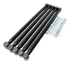 4 Link Suspension Kit 5-bars Set Black Weld-on Parallel For Classic Car Air Ride 4 Link Suspension Kit 5-bars Set Black Weld-on Parallel For Classic Car Air Ride