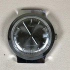 Vintage 1979 Timex Men Date Mechanical Wind 36mm Watch No Band