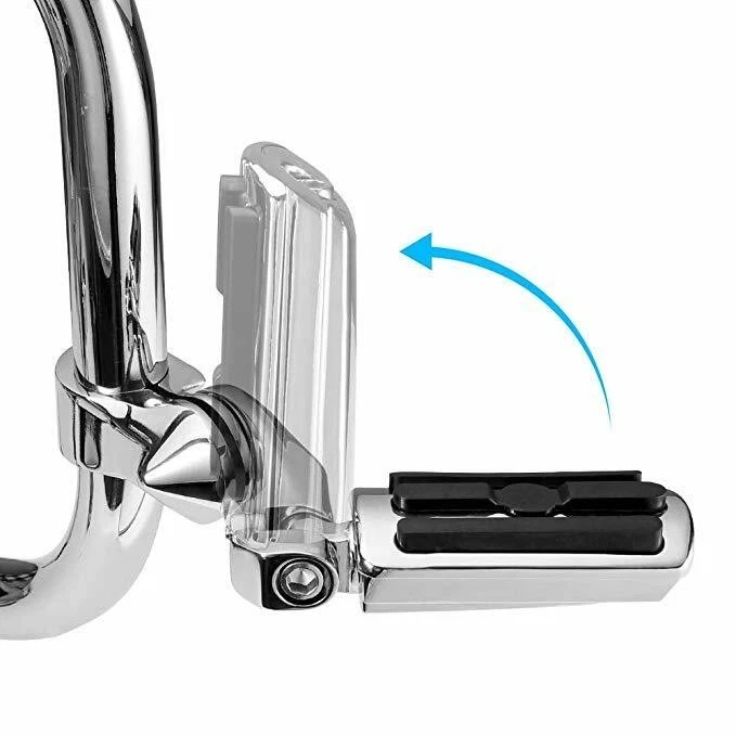 Pedales reposapiés de motocicleta para Honda Shadow Aero VLX Spirit VT750 VT1100 Foto 3 de 4