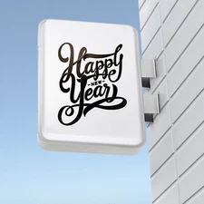 LED Rectangle Double-sided Advertising Light Box Illuminated Projecting Sign