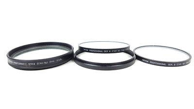3x Tiffen professional SER 9 STAR Filter 