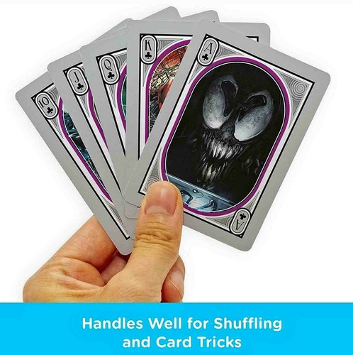 Tarjetas de juego de Marvel Comics VENOM producto con licencia de Acuario - Imagen 3 de 5
