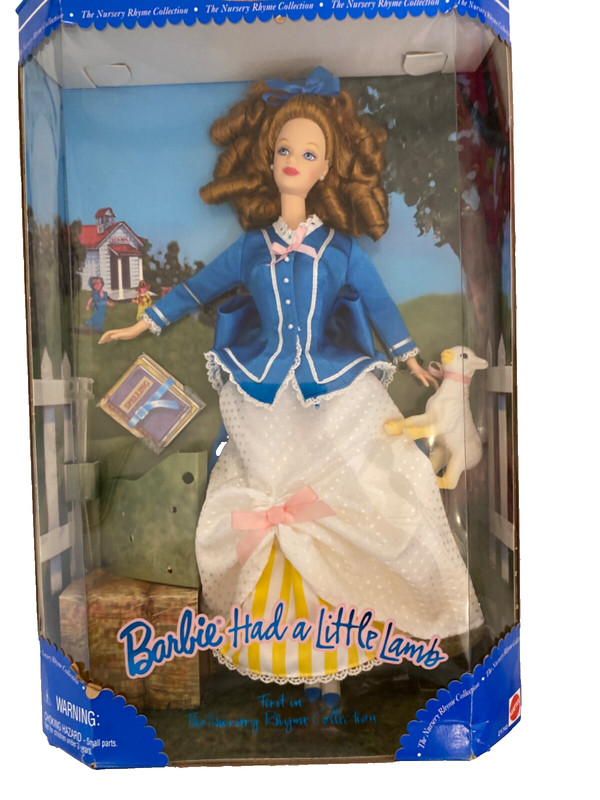 Barbie Had A Little Lamb Doll Nursery Rhyme Collection Mattel #21740 1998 NRFB