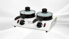 NEW Double Chocolate Melting Machine Professional Tempering Pot Electric Fondue